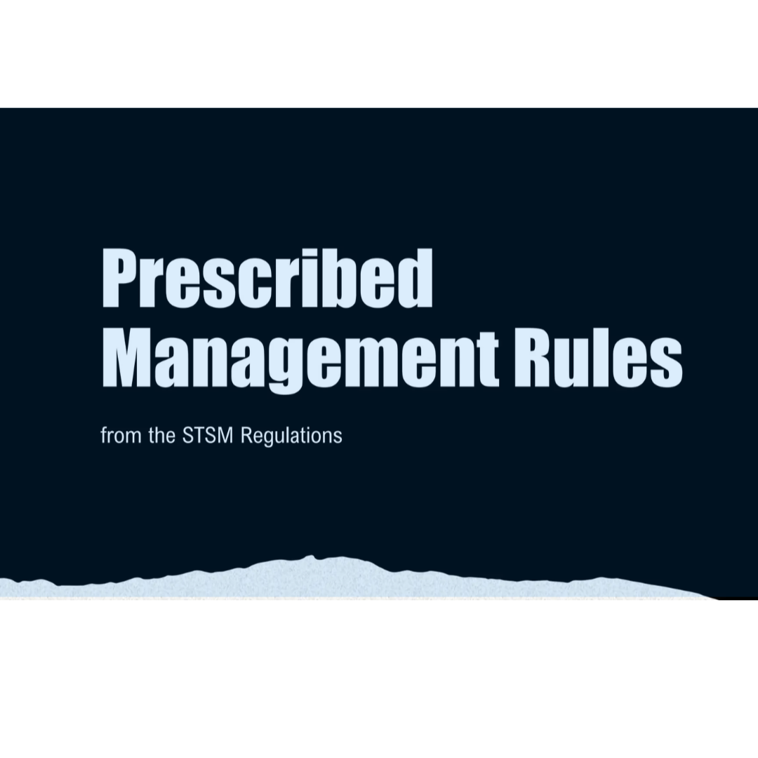Prescribed-Management-rules